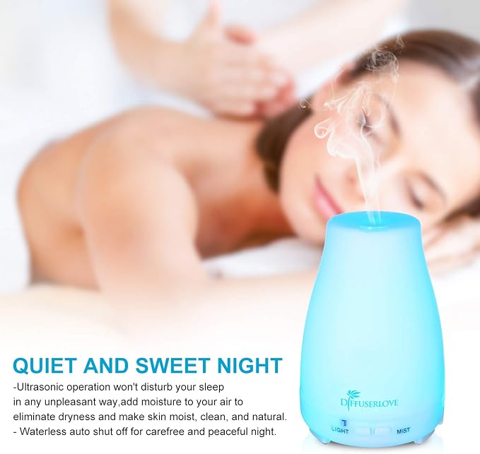 Diffuserlove 2 Pack 200ml Essential Oil Diffuser Ultrasonic Aromatherapy - Image 5