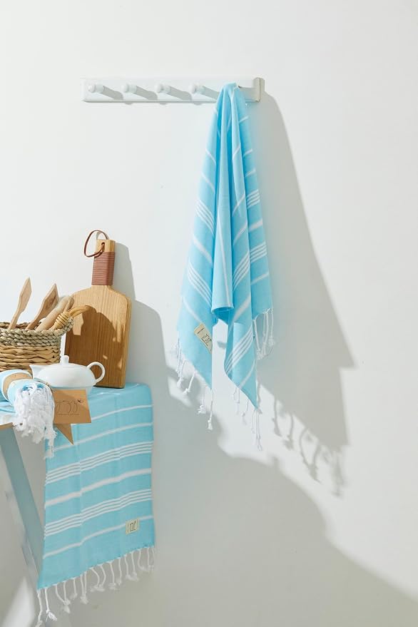 Hand Towels - Set of 2, Decorative Peshtemal Cotton Hand Towels - Image 5