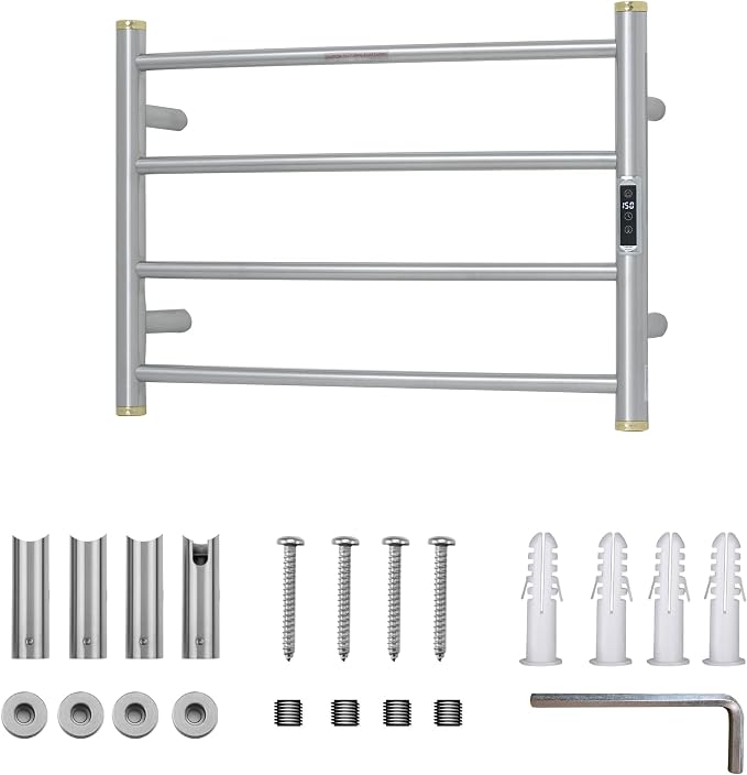 Electric Towel Warmer Rack, Heating Towel Warmer, Timer & Temperature Control - Image 7