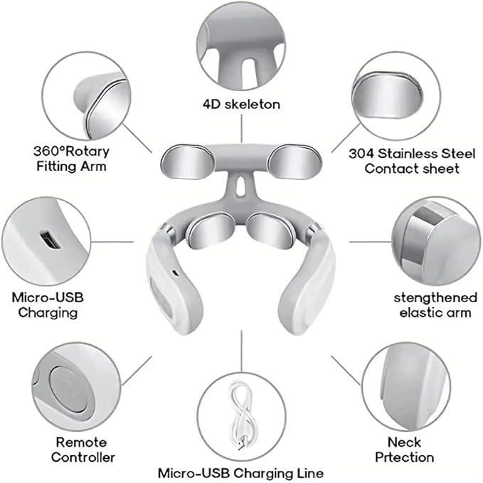 Ayland Vitality Magic Pro 2.0 Neck Massager, Portable Neck Relaxation Device - Image 7