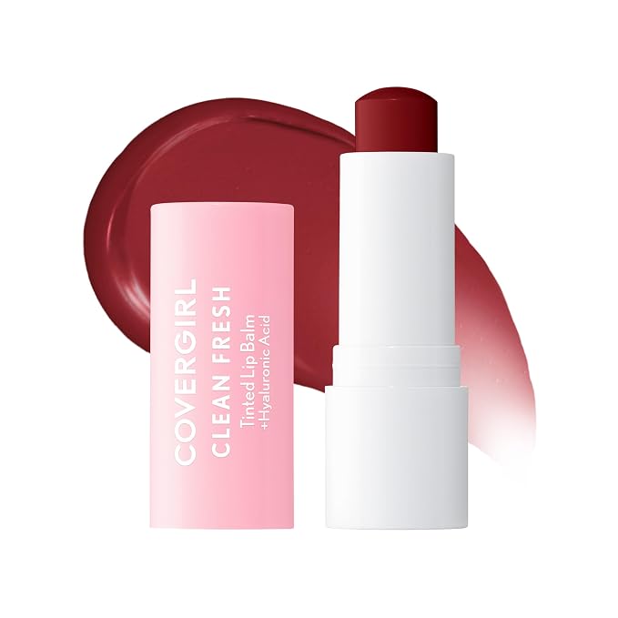CoverGirl Clean Fresh Tinted Lip Balm, Vegan Formula, Natural Finish, Bliss You by COVERGIRL