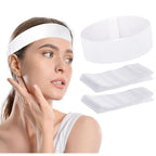 200 Pieces Disposable Facial Headbands by Nujzuir