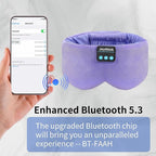 Joythink Sleep Headphones Bluetooth Sleep Mask Silk Headband Earphones - Image 5