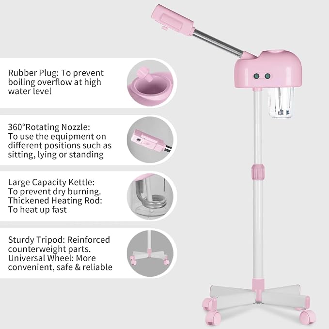 Professional Facial Steamer, Vaporizador Facial Steamer - Image 5