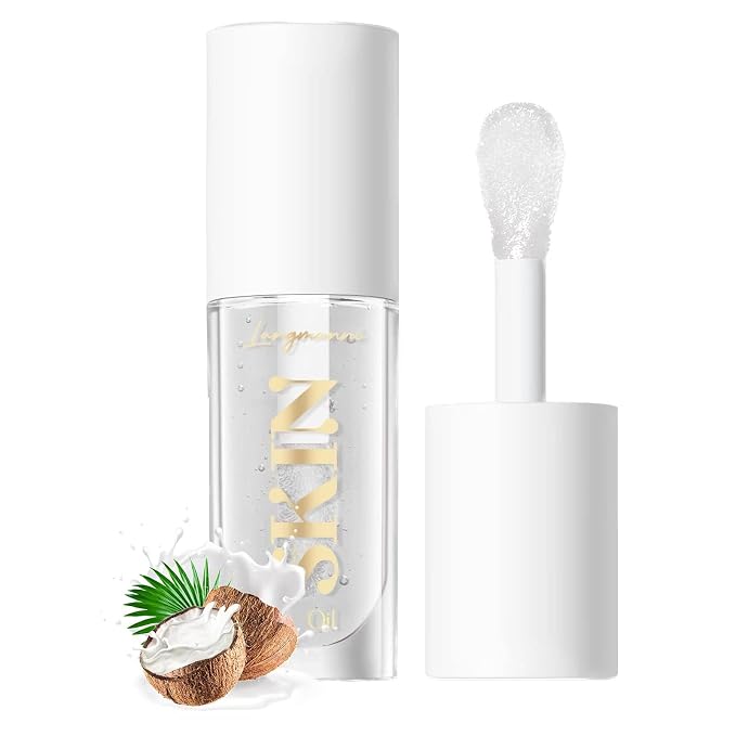 LANGMANNI Moisturizing Lip Oil, No-Sticky Lip Gloss Lip Balm Lip Care, Fruit by LANGMANNI