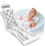 Full Body Bath Pillow for Bathtub RUVINCE Ergonomic Luxury Bathtub Pillow by RUVINCE