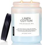 M&SENSE Fresh & Linen Cotton Scented Candles by MSENSE