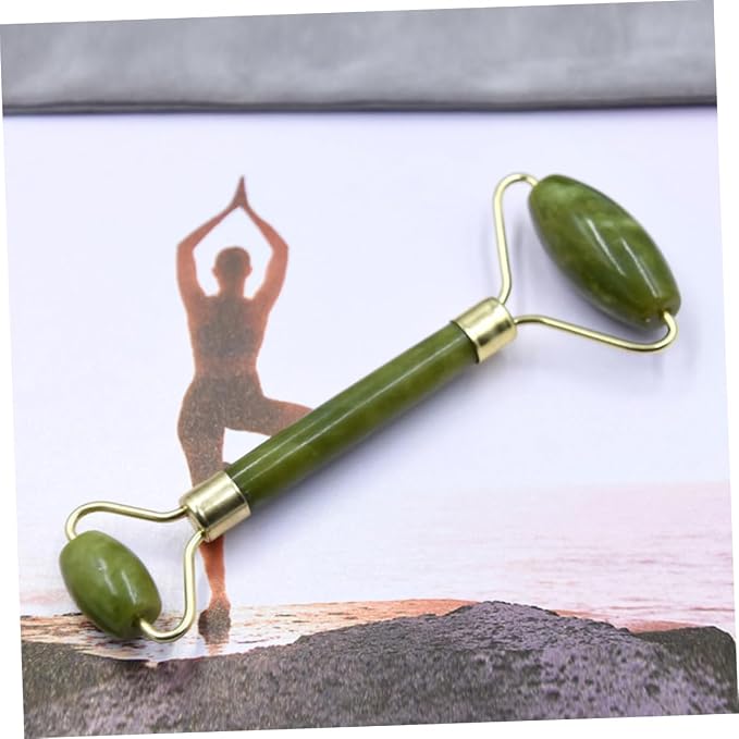 NOLITOY 3pcs Jade Roller Facial Massage Tool Portable Skin Care - Image 2