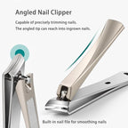 Toenail Clippers for Seniors Thick Toenails Angled Head Large Toe Nail Clippers - Image 2