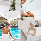 HOMEXCEL Bath Towel Set Pack of 4, 30 x 60 Inches Large Microfiber Bath Towels - Image 7