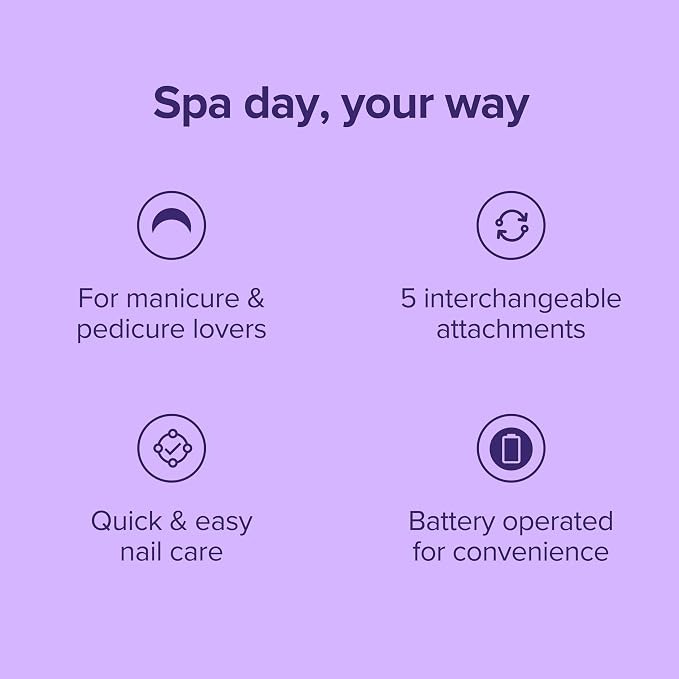 Plum Beauty Complete Nail Care System – 5-in-1 Professional Electric Manicure & - Image 5