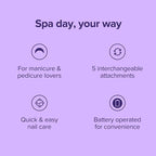 Plum Beauty Complete Nail Care System – 5-in-1 Professional Electric Manicure & - Image 5