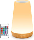 Auxmir LED Night Light 2 Pack Bedside Lamp Touch and Remote Control Dimmable by Auxmir