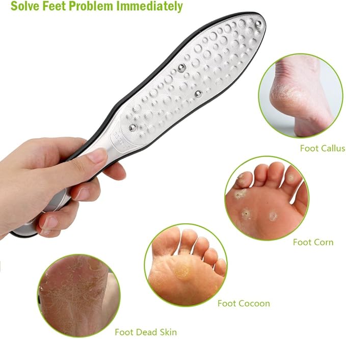 BEZOX Professional Foot File Callus Remover, Double Sided Pedicure Rasp - Image 3