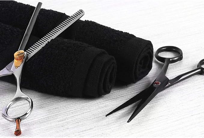 GREEN LIFESTYLE 24 Pack Black Pack Hand Towels 16 x 27 Premium Spa Quality - Image 2