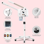 2 in 1 Facial Steamer with Cold & Hot Mist, Professional Face Steamer with - Image 2