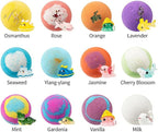 Bath Bombs with Surprise Inside, 6/12 Pack Fizzy Bubble Bath Gift Set, Dinosaur - Image 9