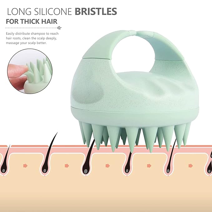 Sndyi 2 PCS Scalp Massager Shampoo Brush, Scalp Scrubber - Image 4