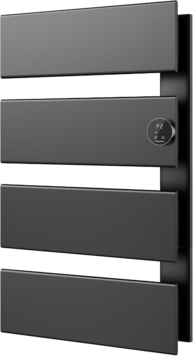 K&KALONZO Electric Towel Warmer, 18.35" W x 31" H Wall-Mounted Towel Heater by KKALONZO