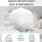 LEMENT 50PCS KN95 Face Mask 5 Layer Breathable - Image 4