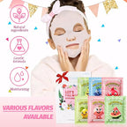 Kaely 6 Pack Fruit Face Masks for Kids, Kids Face Mask Spa Day Kit Supplies - Image 5
