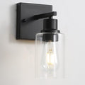 Bathroom Vanity Light Fixtures, 1-Light Matte Black Bathroom Lights, Wall by FILIMITIY