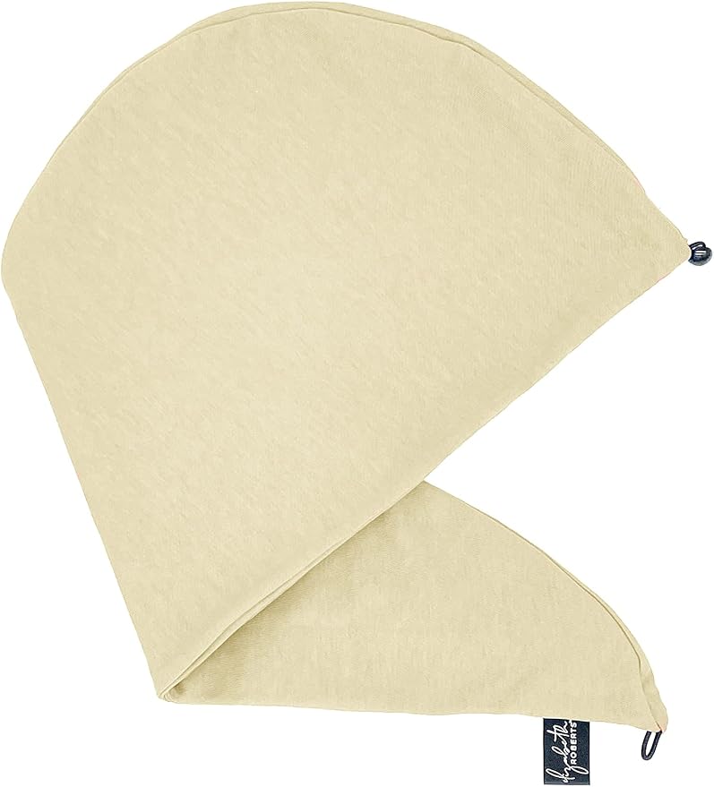 Elizabeth Roberts 100% Cotton T Shirt Hair Towel Wrap Plopping Essential Turban by ElizabethRoberts