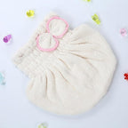 2-Pack Super Absorbent Hair Drying Cap, Microfiber Hair Towel Caps Fast Drying - Image 5