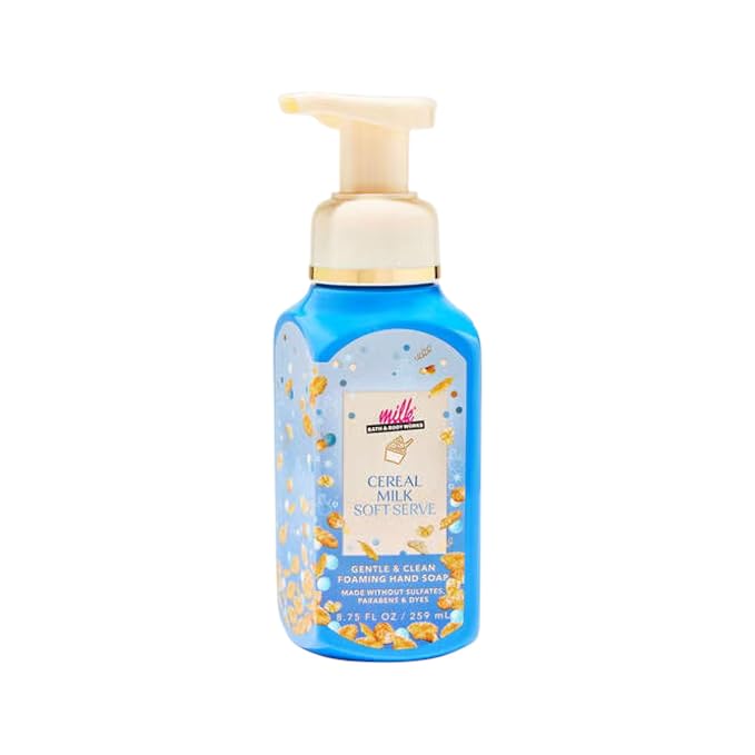 Bath & Body Works Cereal Milk Soft Serve Gentle Foaming Hand Soap 8.75 oz by BathBodyWorks