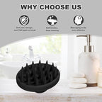 Meartchy Silicone Scalp Massager, Scalp Scrubber - Image 6