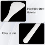 Pndeyo 3pcs Mini Stainless Steel Makeup Spatula, Reusable Cosmetic Cream - Image 3