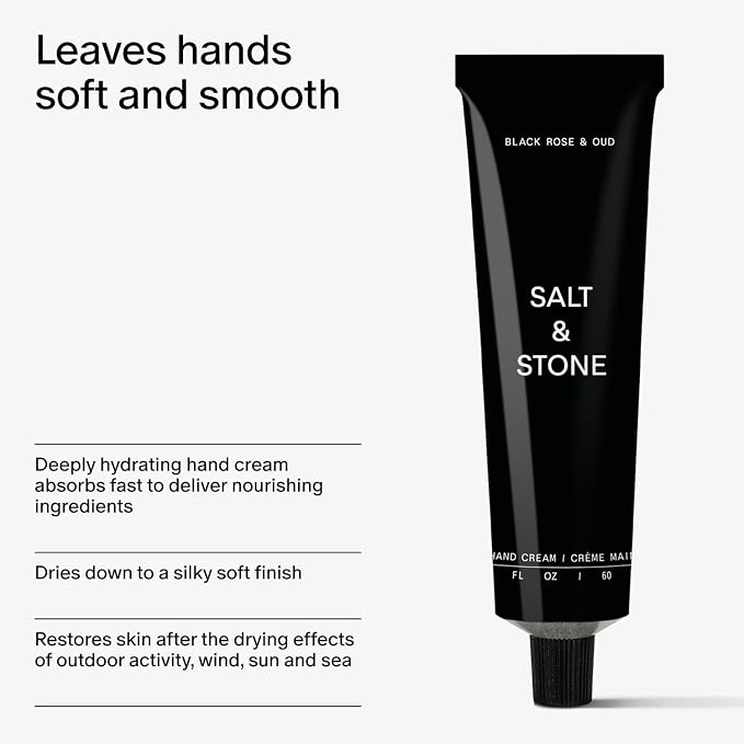 Salt & Stone Hand Cream for Women & Men | Hydrates, Nourishes & Softens Skin | - Image 6