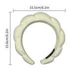 KVZVK 2 Pack Sponge Spa Makeup Headband - Image 5