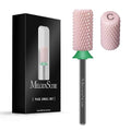 MelodySusie Ceramic Nail Drill Bits, 3/32'' Chamfer Flat Top Large Barrel Bits by MelodySusie