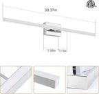 VOLISUN Modern Over Mirror Chrome Bar Vanity Light - Image 6