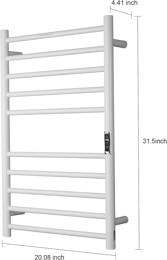 Heated Towel Racks for Bathroom, Wall Mounted Electric Towel Warmer Racks - Image 4