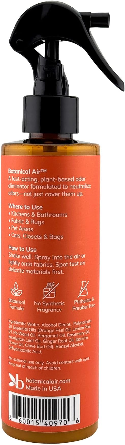 Plant-Based Odor Eliminator Spray – Natural Essential Oil Air Freshener - Image 2