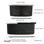 Foot Spa Bath Massager with Heat Bubbles and Vibration Massage and Jets - Image 7