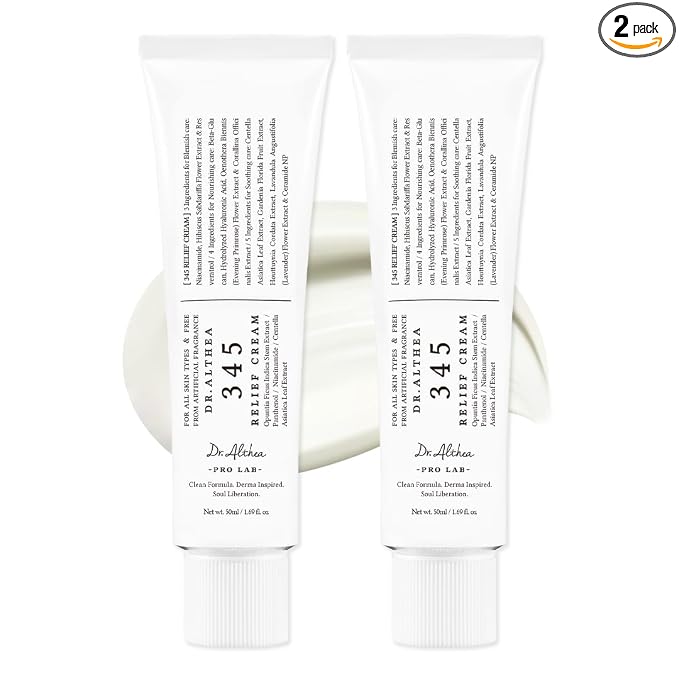 Dr.Althea 345 Relief Cream, Daily Face Moisturizer, Blemish Relief Care by DrAlthea