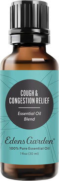 Edens Garden Cough & Congestion Relief Essential Oil Blend- 100% Pure Premium by EdensGarden