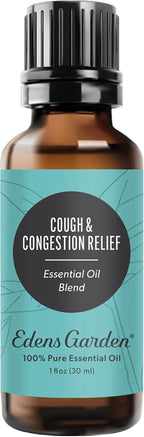 Edens Garden Cough & Congestion Relief Essential Oil Blend- 100% Pure Premium by EdensGarden