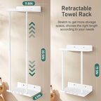 Hommtina Bathroom Towel Storage Black Towel Holder Bathroom Decor Aesthetic - Image 4