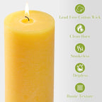 Citronella Candles Pillar, 2.8x6 Inch, 75 Hours Long Burn Time, Citronella - Image 4
