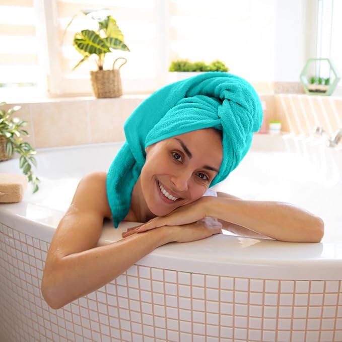 KAHAF COLLECTION 6 Pack Bath Towels Set 100% Ring Spun Cotton, Lightweight - Image 6