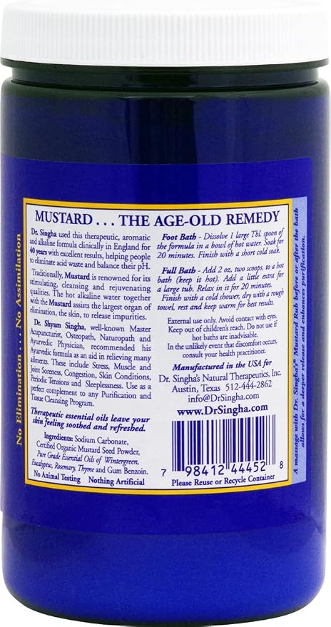 Dr. Singha’s Mustard Bath – Therapeutic Bath Salts - Image 5