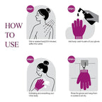 Evridwear Exfoliating Dual Texture Bath Gloves - Image 3