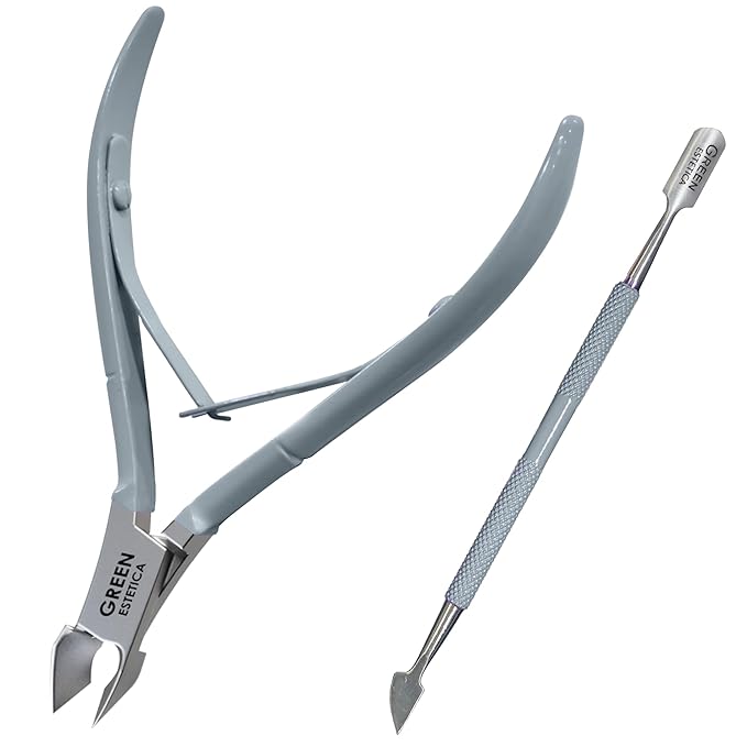 Professional Cuticle Trimmer Nail Cuticle Cutter Stainless Steel Cuticle Nippers by GREENESTETICA