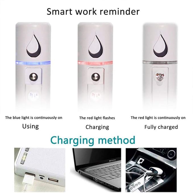 Nano Facial Steamer Mist Spray Eyelash Extensions Cleaning Pores Water SPA - Image 7