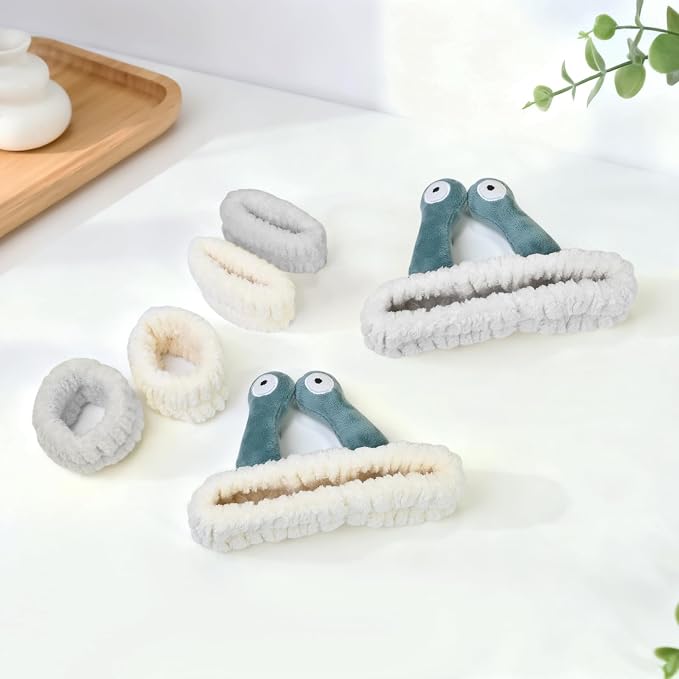 Snail Face Wash Headband Skincare & Wrist Bands - Image 7