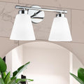 Hamilyeah Modern Chrome Bathroom Vanity Light Fixture Over Mirror, 2 Light by HAMILYEAH